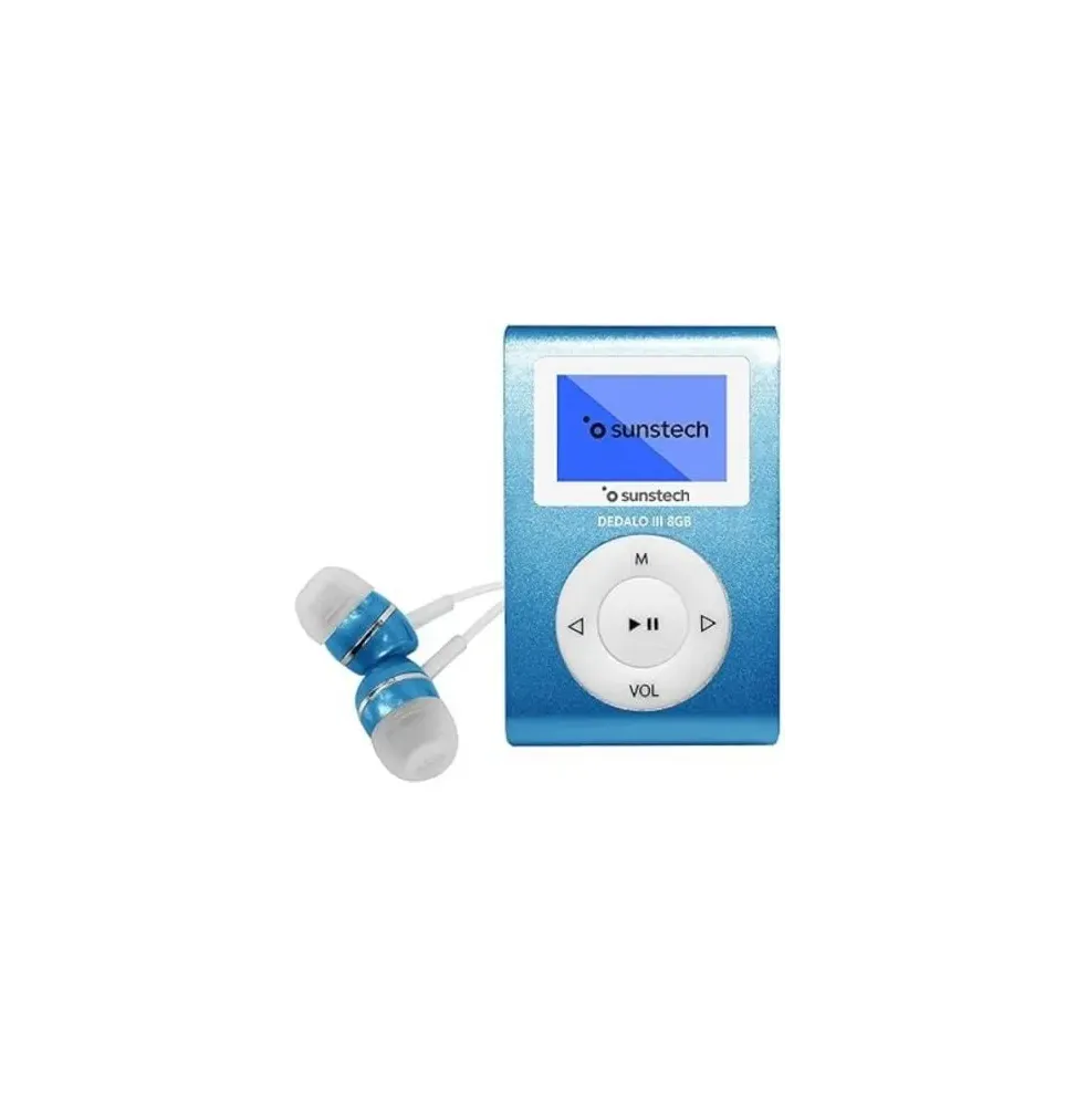 Comprar Reproductor MP3 Sunstech Dedalo III 8GB Radio FM Azul