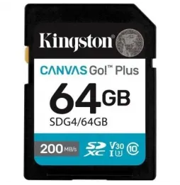 Comprar Tarjeta de Memoria Kingston CANVAS Go Plus 64GB SD XC Clase 10