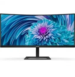 Monitor Profesional Ultrapanorámico Curvo Philips 346E2CUAE 34' | UWQHD | Multimedia | Regulable en altura | Negro