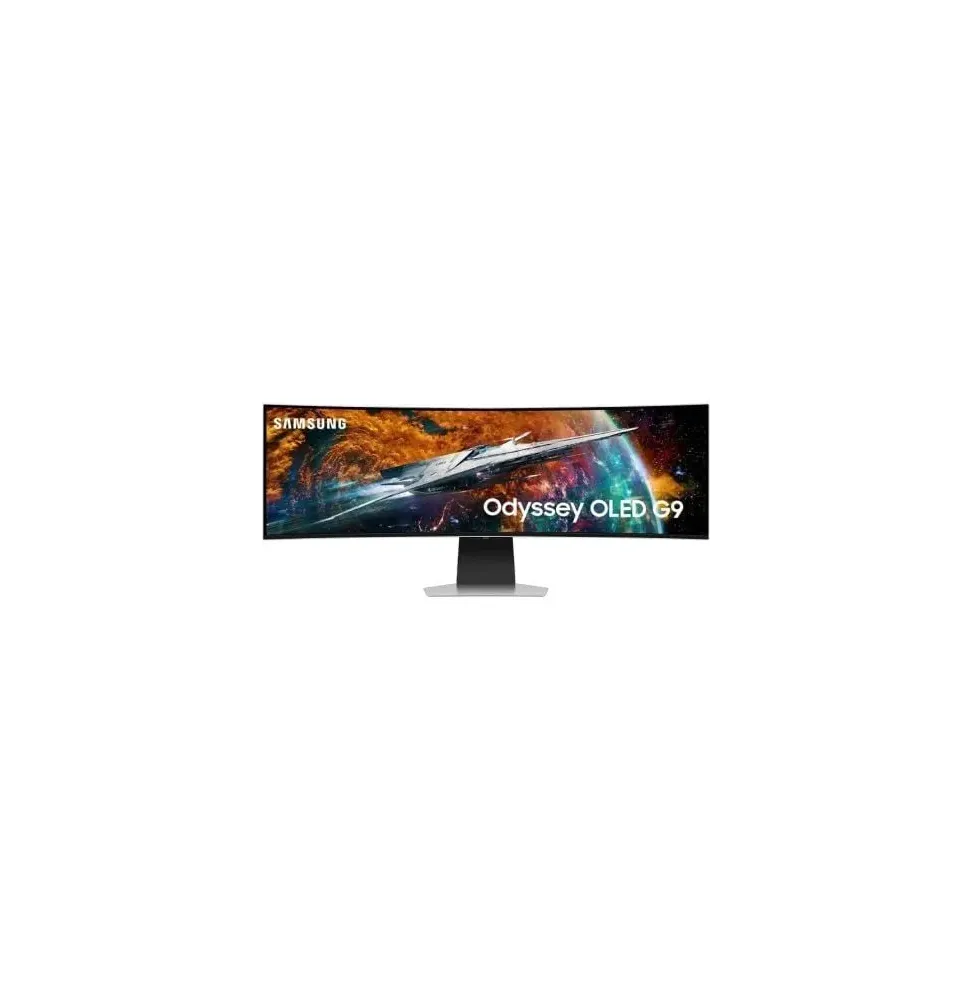 Smart monitor ultrapanorámico curvo gaming samsung odyssey oled g9 s49cg950su 49'/ dual qhd/ multimedia/ 0.03ms/ 240hz/ oled/