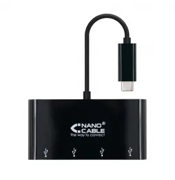 Comprar Hub USB TipoC Nanocable 10164401BK 4xUSB
