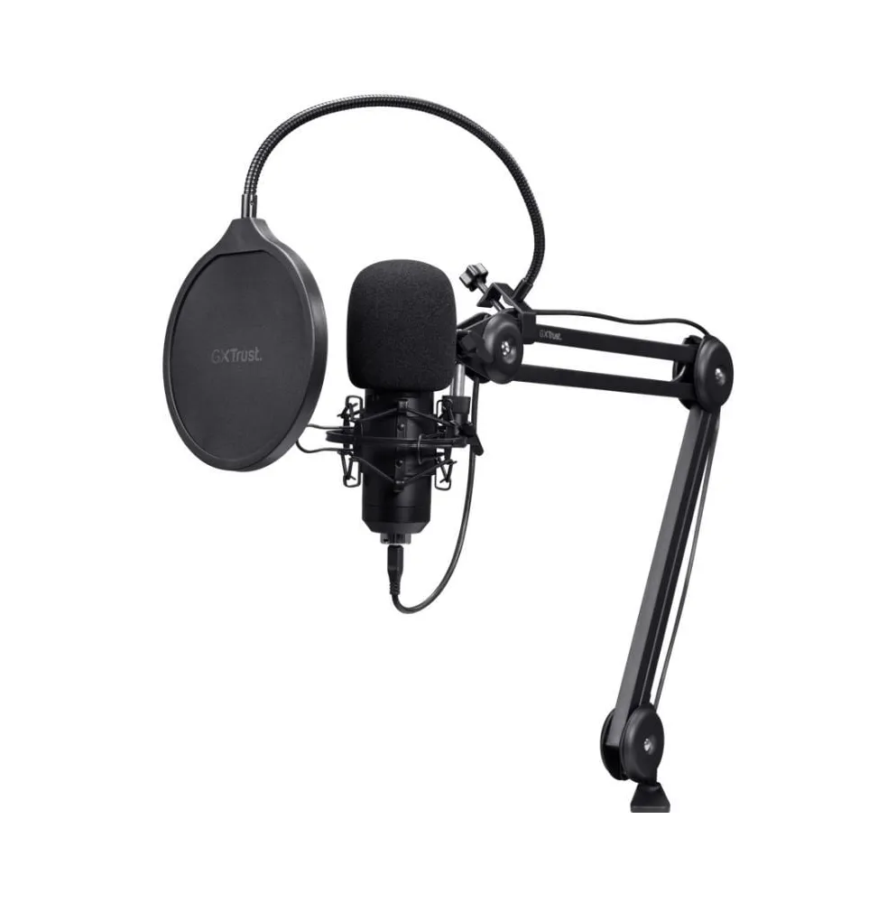 Comprar Microfono Gaming Trust Gaming GXT 270 Emita II 25770 USB Negro