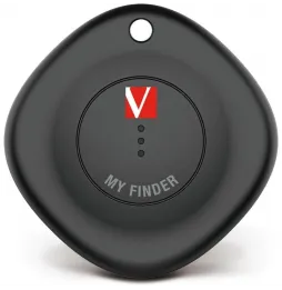 Localizador Verbatim My Finder Bluetooth Tracker MYF-01 compatible con Apple | Incluye Llavero y Pila | Negro
