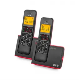 Comprar Telefono Inalambrico SPC Blade 7292RC2 Pack DUO Rojo y Negro