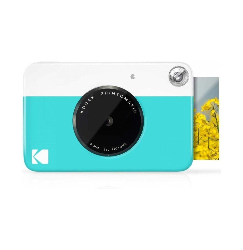 camara digital instantanea kodak printomatic 5mp tamano foto 2x3 azul