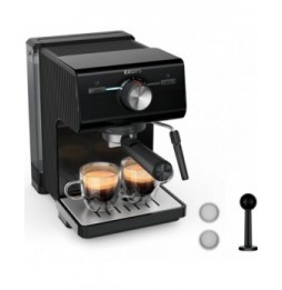 cafetera expreso krups authentic xp381810 1140w 15 bares negra