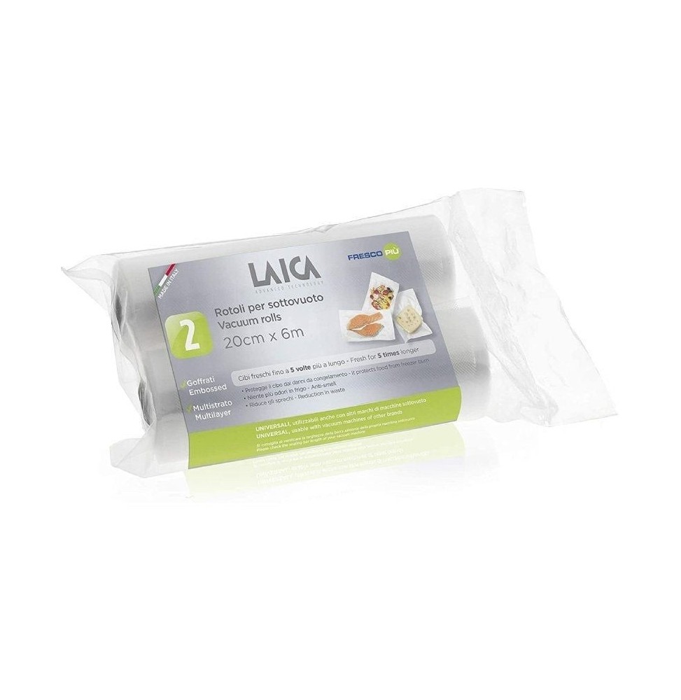 bolsa para envasar al vacio laica vt3508 20 x 600cm