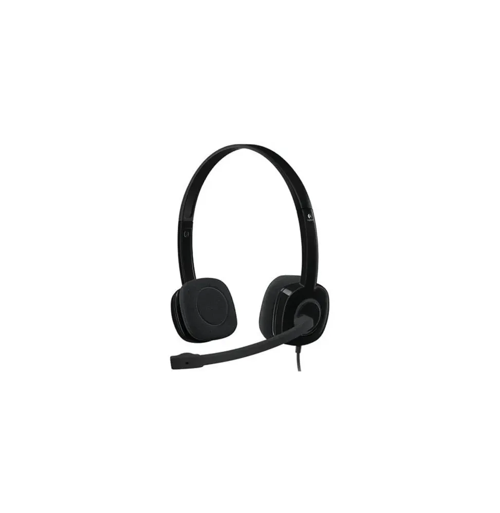 Comprar Auriculares Logitech H151 con Microfono Jack 35 Negros