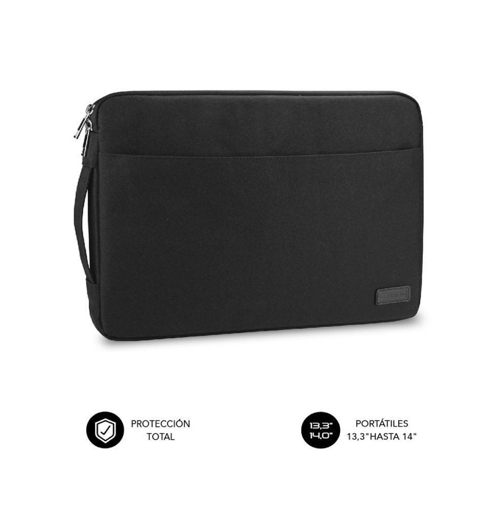 funda subblim urban laptop sleeve para portatiles hasta 14 negra