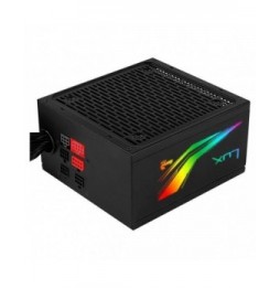 fuente de alimentacion aerocool lux rgb 550m 550w ventilador 12cm 80 plus bronze