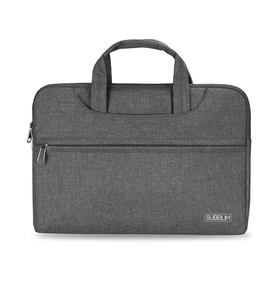maletin subblim business laptop sleeve para portatiles hasta 156 cinta para trolley gris