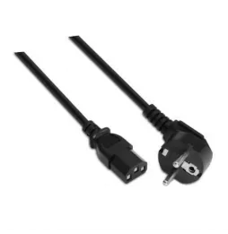 Cable alimentación aisens a132-0168/ cee(7-7) macho - c13 hembra/ hasta 1500w/ 3m/ negro