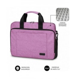 mochila subblim air padding laptop bag para portatiles hasta 156 rosa