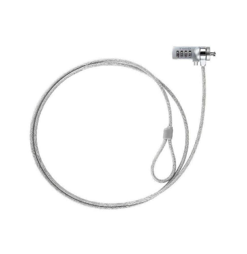 cable de seguridad para portatiles tooq tqclkc0015 15m