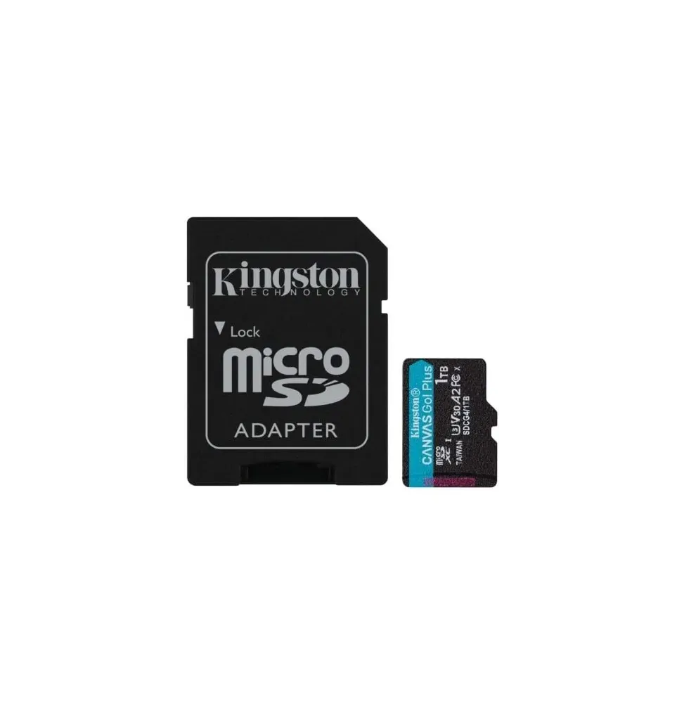 tarjeta de memoria kingston canvas go plus 1tb microsd xc con adaptador clase 10 200mbs tarjeta de memoria kingston canvas go plus 1tb microsd xc con adaptador clase 10 200mbs