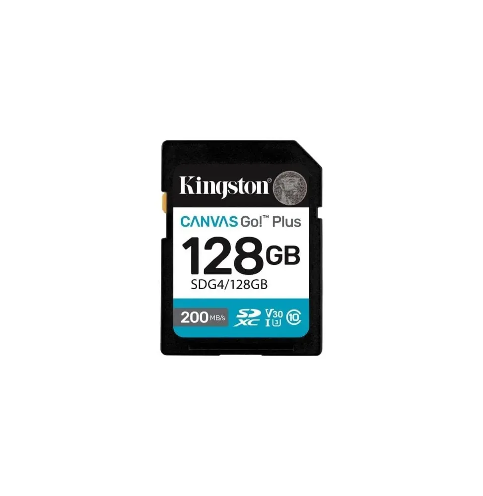 tarjeta de memoria kingston canvas go plus 128gb sd xc clase 10 200mbs tarjeta de memoria kingston canvas go plus 128gb sd xc clase 10 200mbs