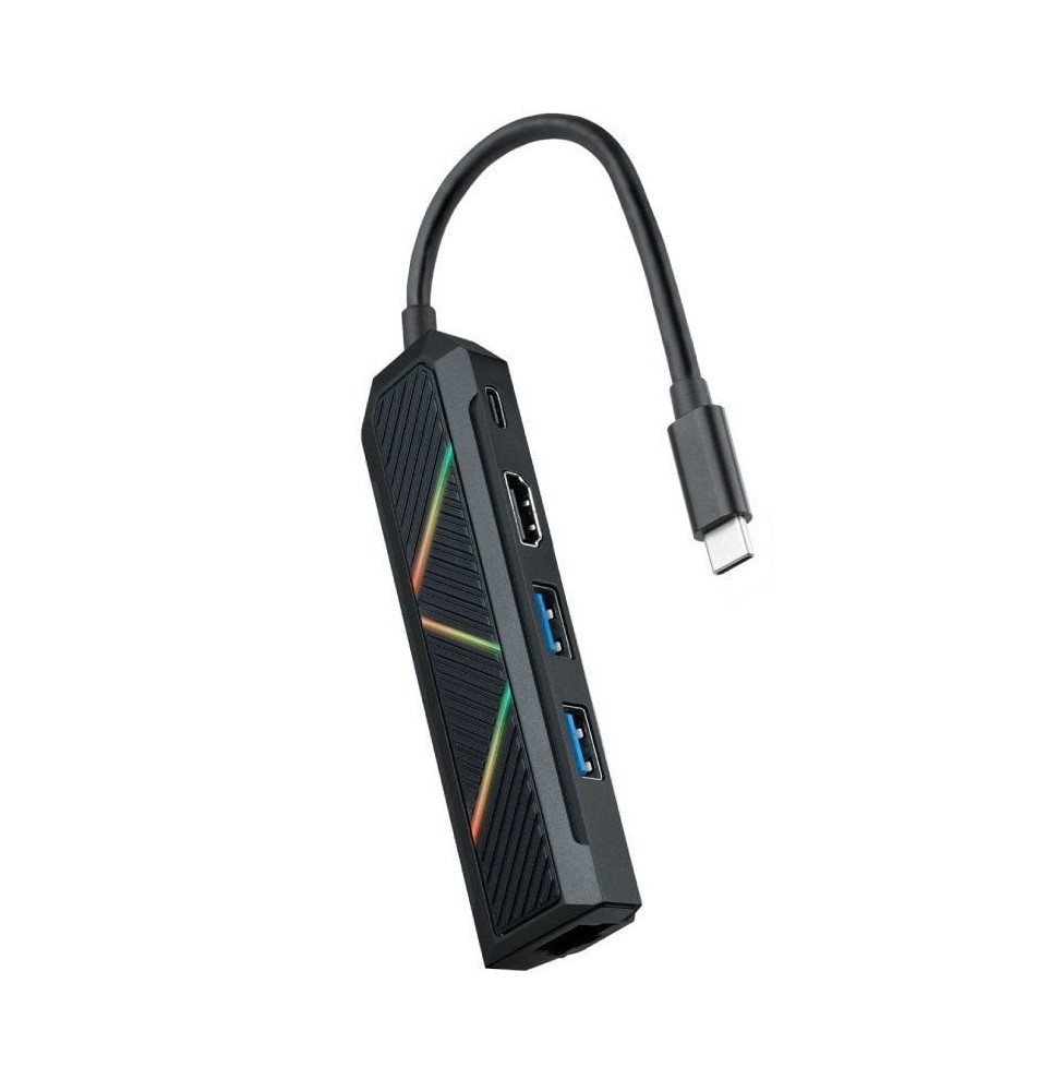 docking usb tipoc nanocable 10160501 2xusb 1xusb tipoc pd 1xhdmi 1xrj45 negro