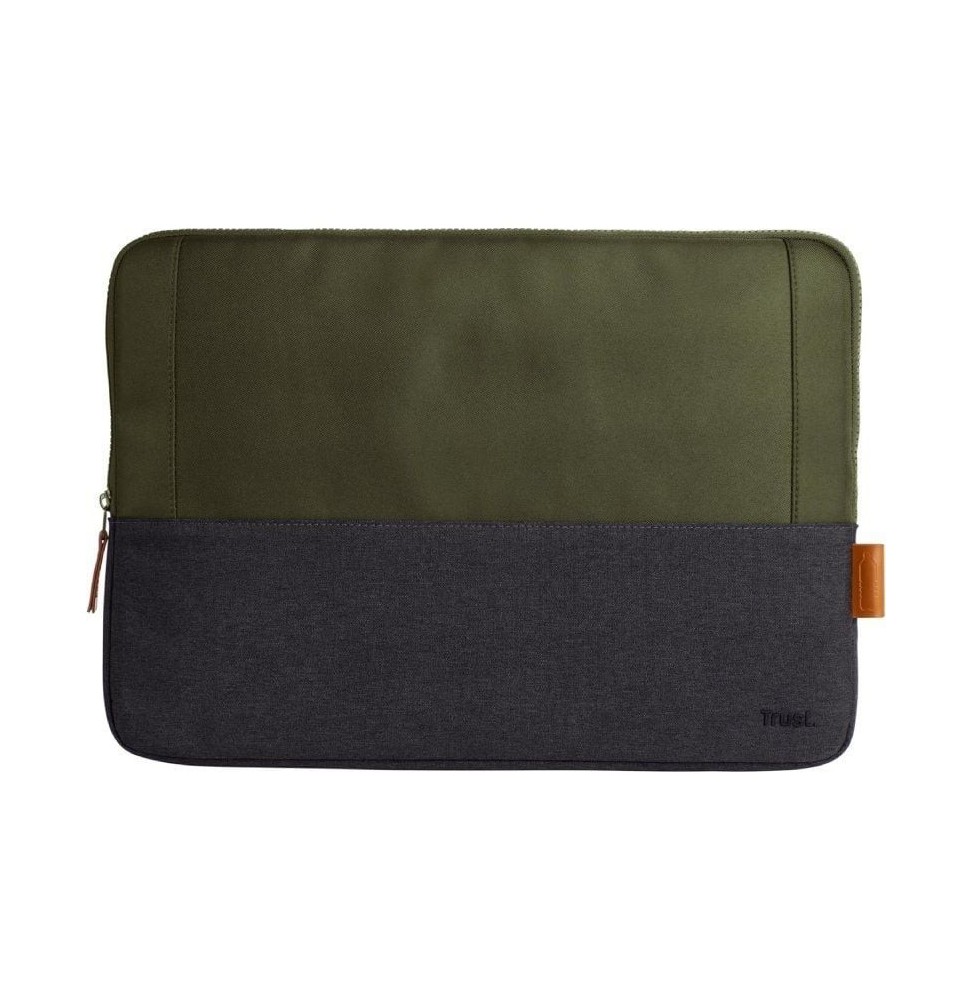 funda trust lisboa para portatiles hasta 16 verde