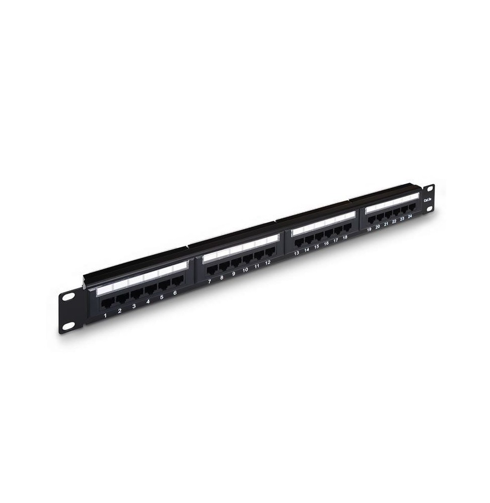 patch panel aisens a1410307 24 puertos cat5e altura 1u