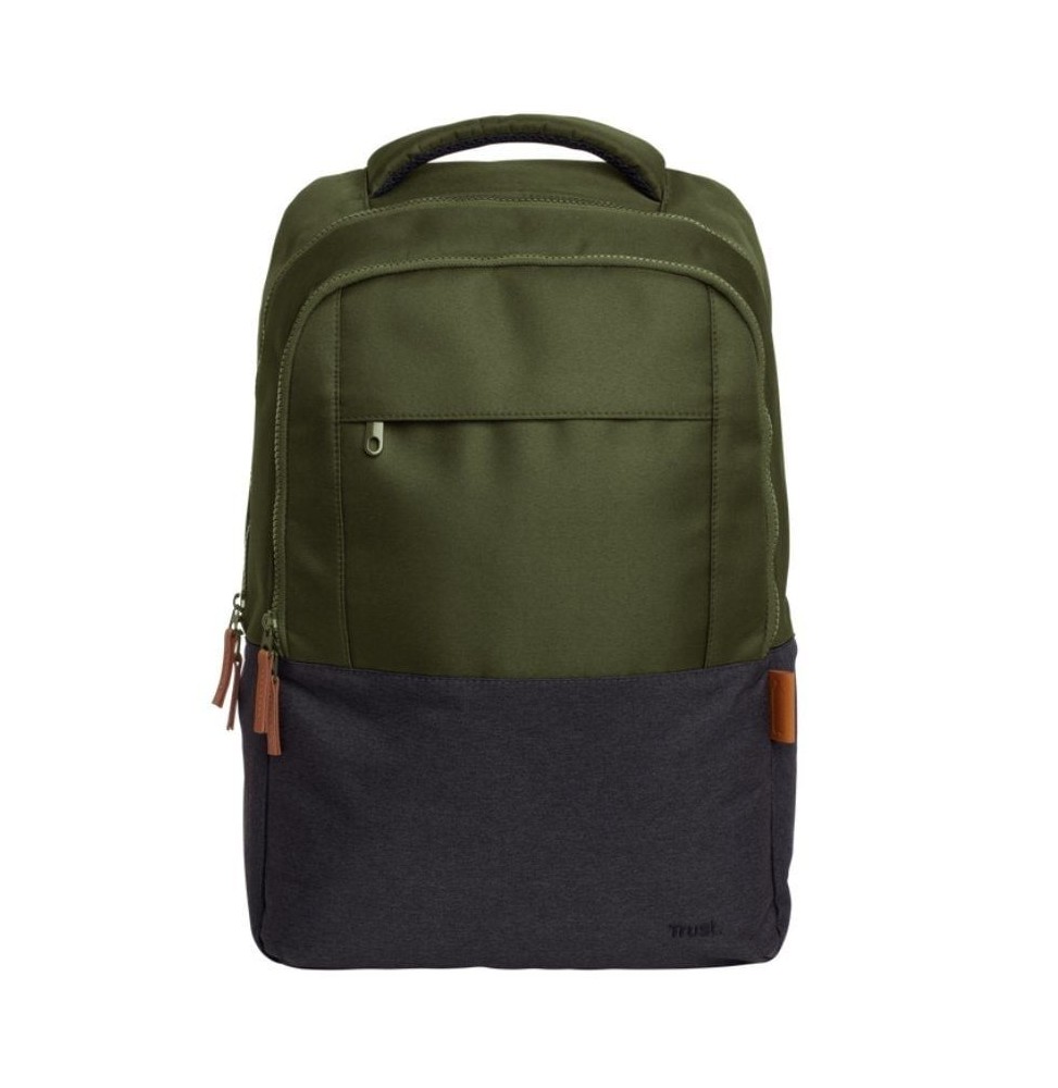 mochila trust lisboa para portatiles hasta 16 verde