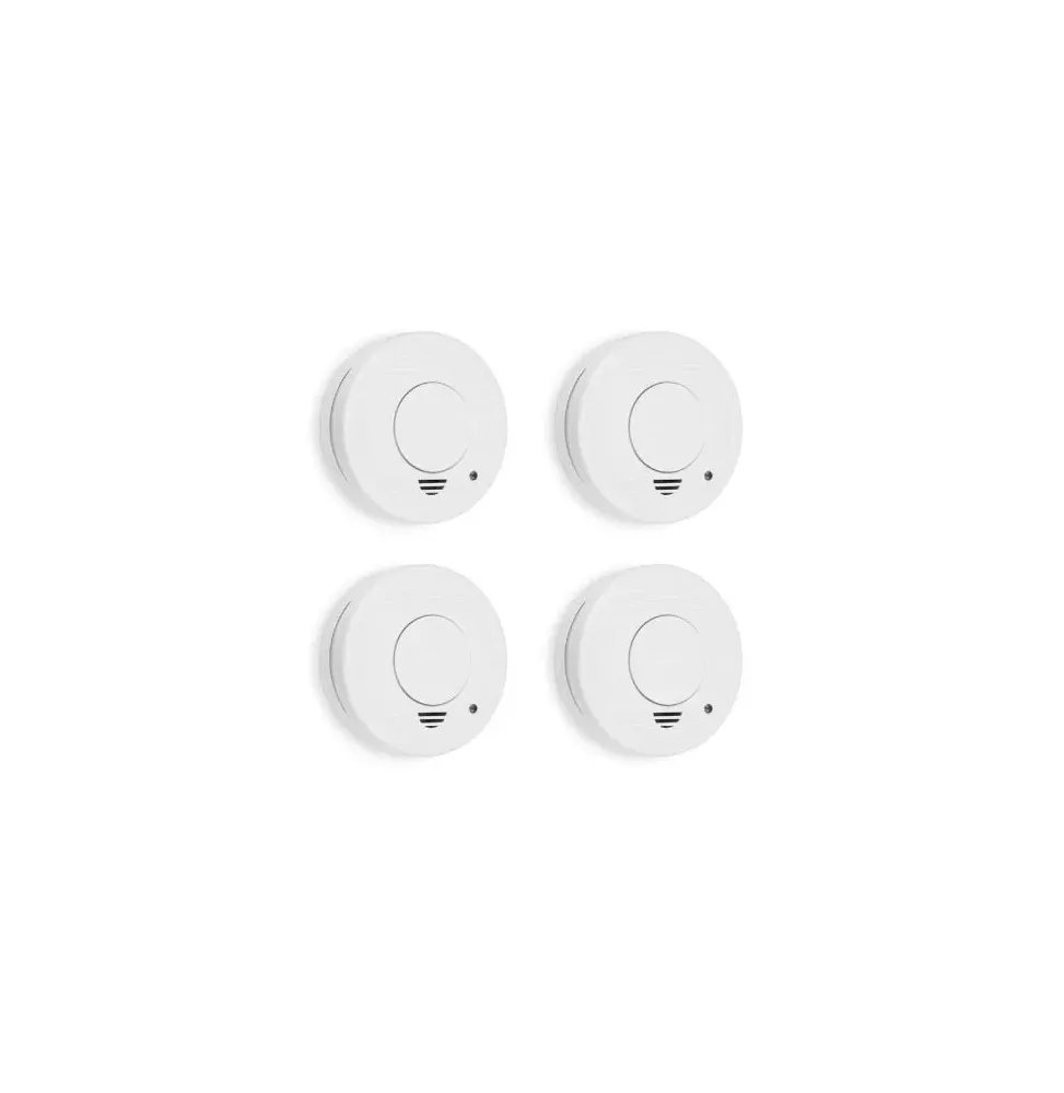 detector de humo smartwares 1010041 4 unidades detector de humo smartwares 1010041 4 unidades
