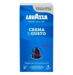 Cápsula lavazza crema e gusto clásico para cafeteras nespresso/ caja de 10