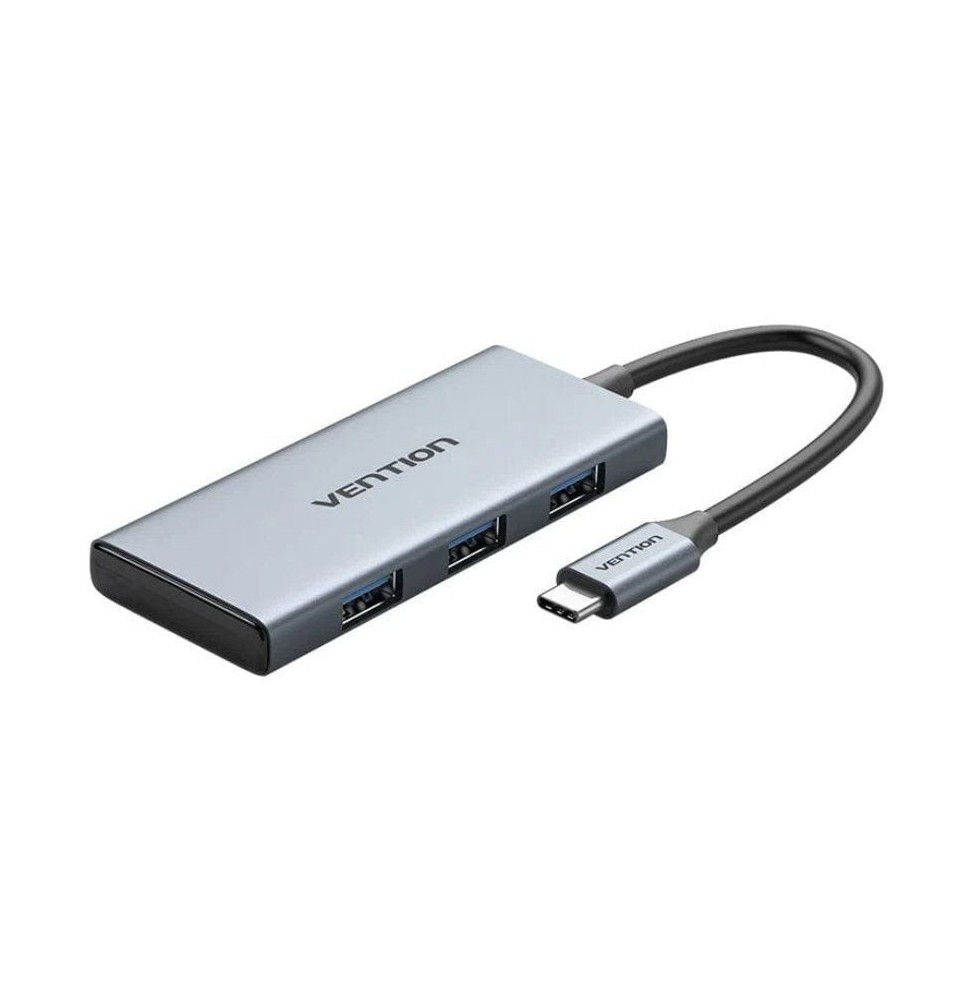docking usb tipoc vention toohb 1xhdmi 3xusb 1xlector tarjetas sd y microsd gris