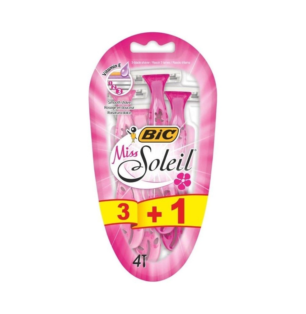 cuchilla de depilar bic miss soleil 4 uds