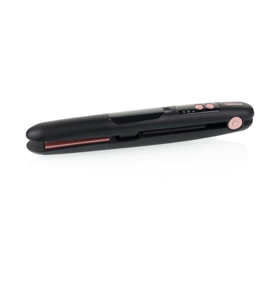 plancha para el pelo tristar hd2501 negro y rosa