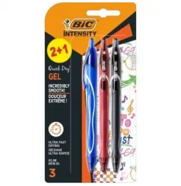 Comprar Boligrafo de Tinta de Gel Retractil Bic Gelocity Quick Dry 972