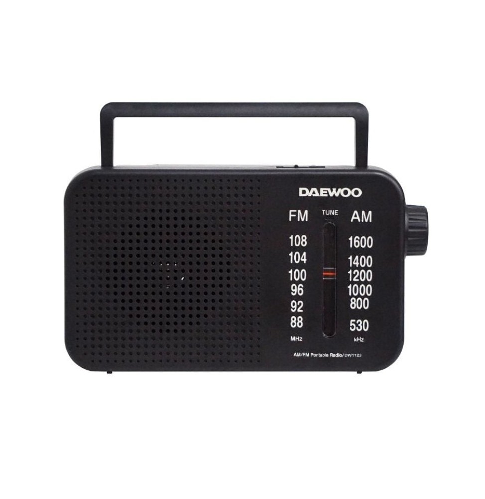 radio portatil daewoo dw1123 negra