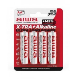 pack de 4 pilas aa aiwa xtra alcaline lr6 15v alcalinas