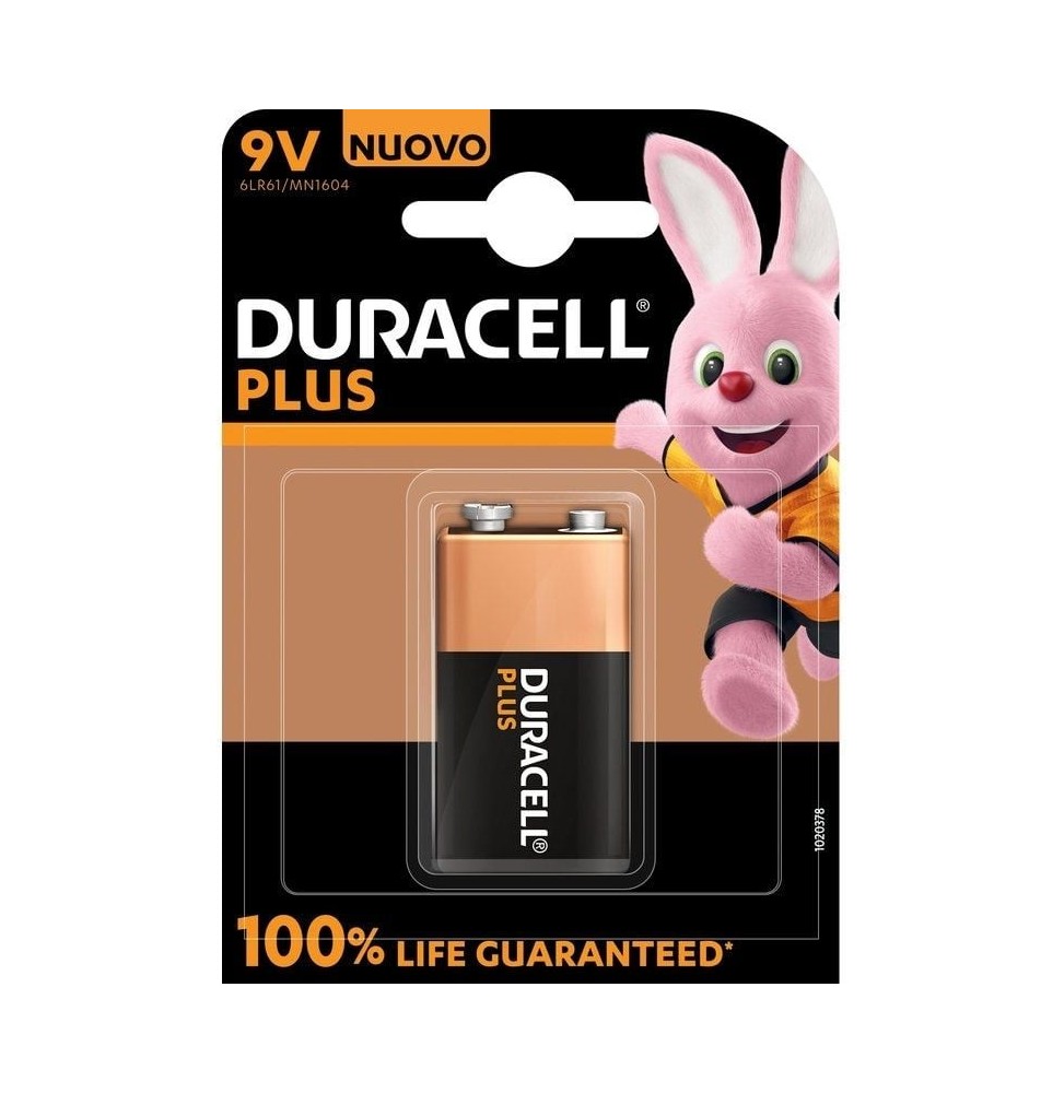 pila duracell plus mn1604 9v alcalina