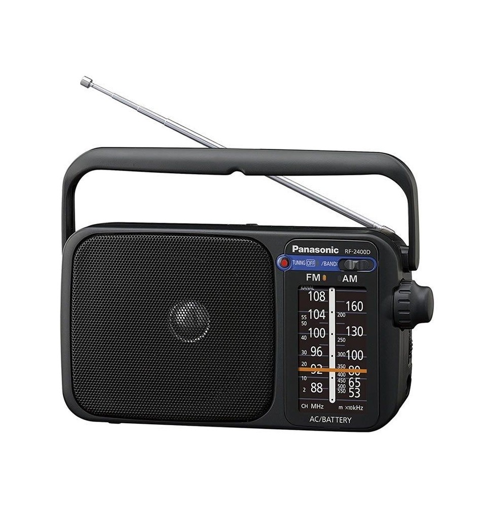 radio portatil panasonic rf2400degk negra