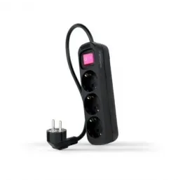 Comprar Regleta con Interruptor Nanocable 10380003BK 3 Tomas de Corrie
