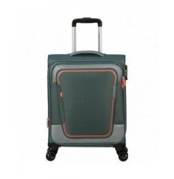 maleta de cabina american tourister pulsonic spinner 55cm 55x40x23cm 4 ruedas verde bosque oscuro