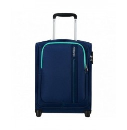 maleta de cabina american tourister sea seeker upright 45x36x20cm 2 ruedas marino combate