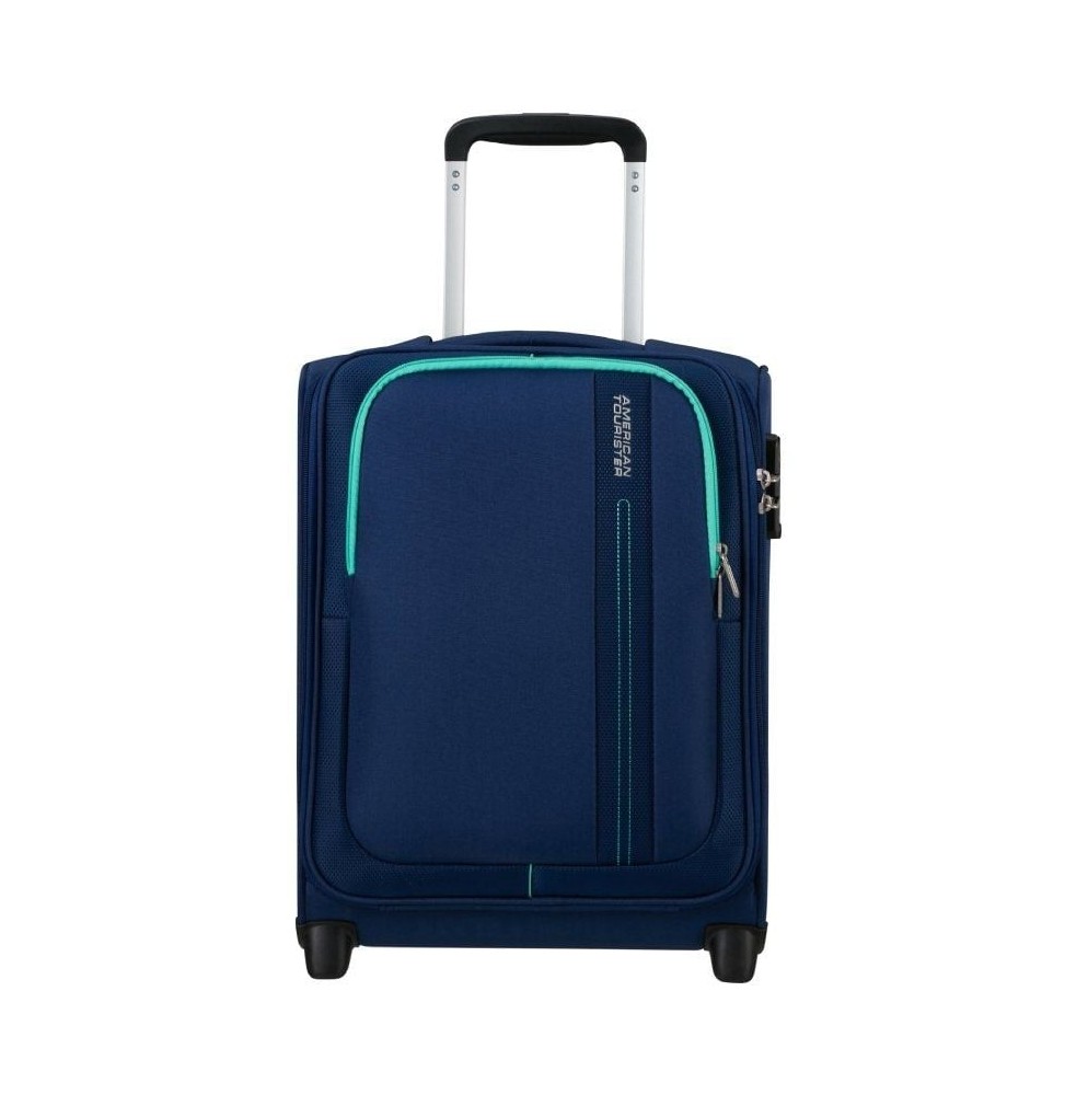 maleta de cabina american tourister sea seeker upright 45x36x20cm 2 ruedas marino combate