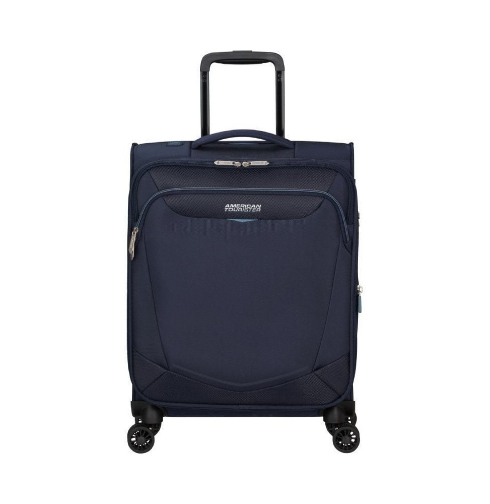maleta de cabina american tourister summerride spinner 55cm 55x40x23cm 4 ruedas azul marino