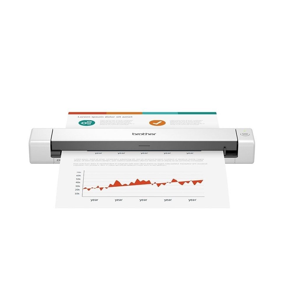 escaner profesional portatil brother ds640