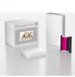 Papel fotográfico para sublimación xiaomi portable dye-sublimation photo paper stickers/ 5 x 7.6cm/ 50 hojas