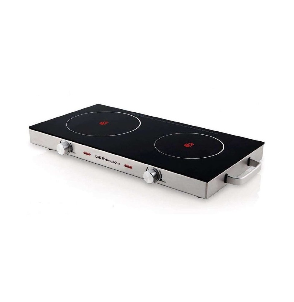 vitroceramica orbegozo pce6000 2 placas 170 y 205mm 1000w 1800w