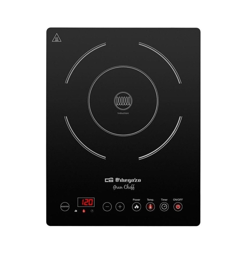 placa de induccion orbegozo pic 2000 1 placa de 300mm 2000w