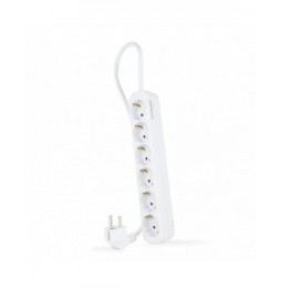 regleta nanocable 10370006ns 6 tomas de corriente cable 14m blanca