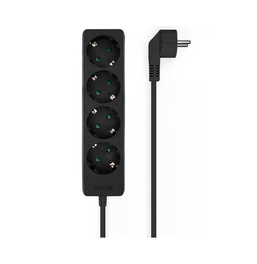regleta aisens a1540534 4 tomas de corriente cable 14m negro