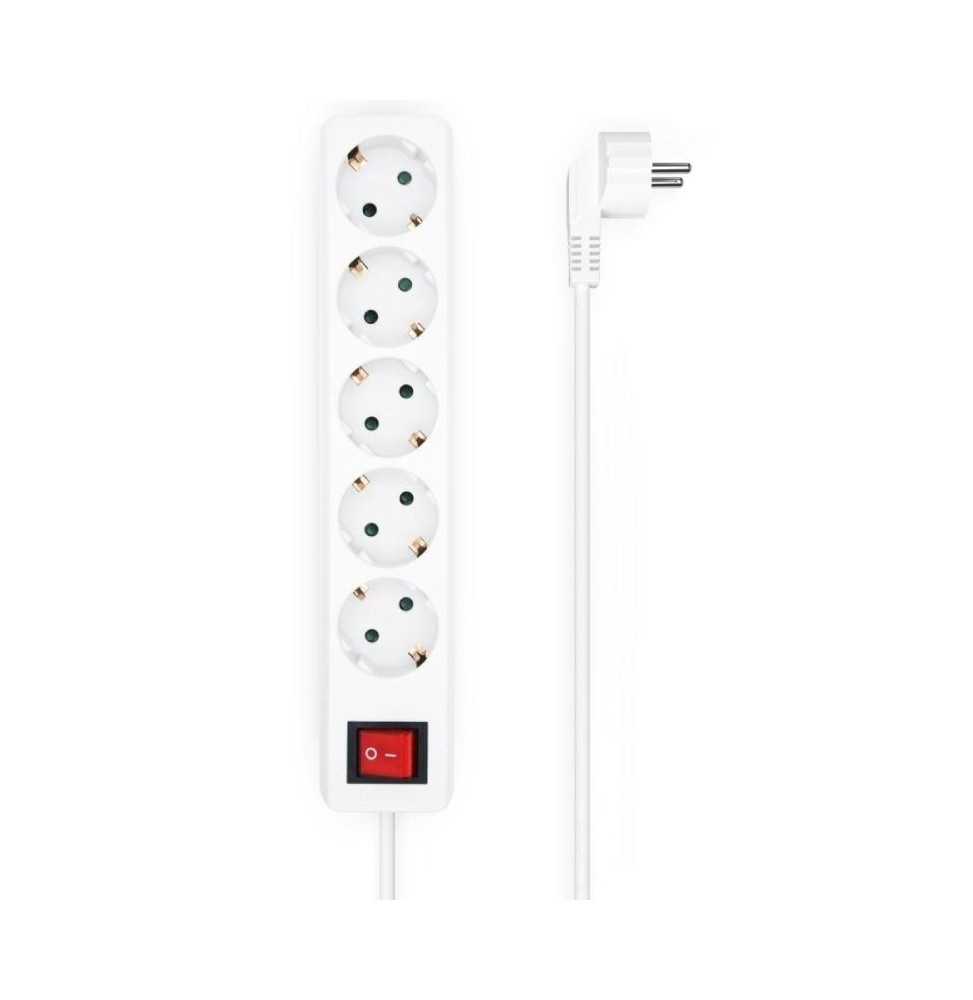 regleta con interruptor aisens a1540651 5 tomas de corriente cable 14m blanco regleta con interruptor aisens a1540651 5 tomas de corriente cable 14m blanco