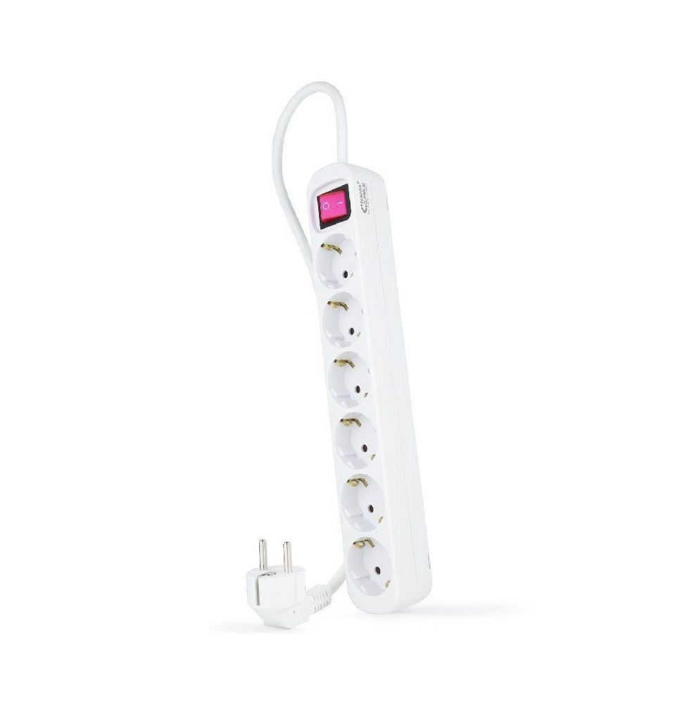 regleta con interruptor nanocable 10370006 6 tomas de corriente cable 14m blanca regleta con interruptor nanocable 10370006 6 tomas de corriente cable 14m blanca