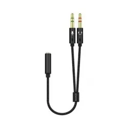 Comprar Cable Estereo Aisens A1280418 Jack 35 Hembra 2x Jack 35 Macho 