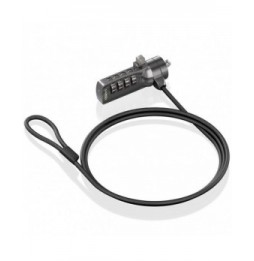 cable de seguridad para portatiles aisens aslkd40n03bk 15m