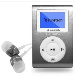 Comprar Reproductor MP3 Sunstech Dedalo III 8GB Radio FM Gris
